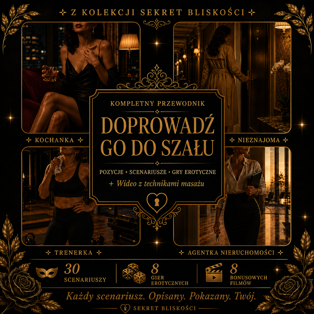 Doprowadź go do szału — okładka przewodnika